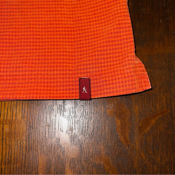 Royal Robbins Button Up Orange Plaid Shirt Short Sleeve Men’s  Large - Picture 3 of 11